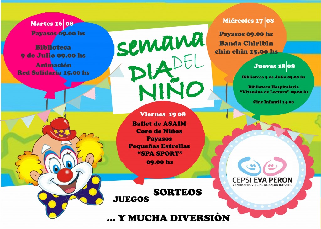 AFICHE DIA DEL NIÑO